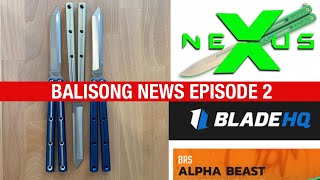 BALISONG NEWS EP 2 NEXUS KRAKE RAKEN NAME KNIFE DROPS AND SCAMMER [upl. by Trebleht913]