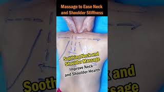 Massage to Ease Neck and Shoulder Stiffness neckmassage shouldermassage neckhealth bodymassage [upl. by Lotsirhc]