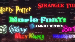 Tutorial menambahkan font ke Alight motion [upl. by Saffren]