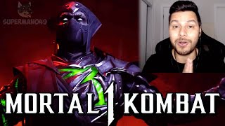 NOOB SAIBOT LOOKS INSANE  Mortal Kombat 1 Khaos Reigns – Noob Saibot Gameplay Trailer REACTION [upl. by Nylessoj]