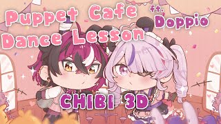 TEACHING PIO CHAN PUPPET CAFE DANCE  VRCHAT 【Maria Marionette  NIJISANJI EN】 [upl. by Emilia264]