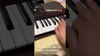 Halkalı şeker 🔥😚🤫 karaoke cover piano halkalışeker pianocover [upl. by Benetta]