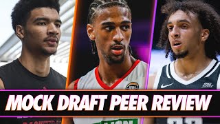 2024 NBA Mock Draft Peer Review 32124 [upl. by Bryn20]