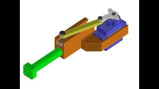 Linear motion animation with MG90s servo [upl. by Jordanson]