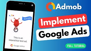 How to Integrate ADMOB ad in android app  💰 EARN money from app  2024 [upl. by Holcomb348]