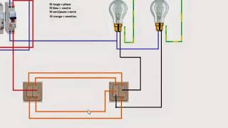 comment brancher un double va et vient [upl. by Jenkel]