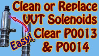 How to Clean andor Replace Variable Valve Timing VVT Solenoids to Clear P0013 amp P0014 Equinox [upl. by Katharina]