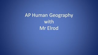 AP Human Geography  sector model review [upl. by Nwahsram]