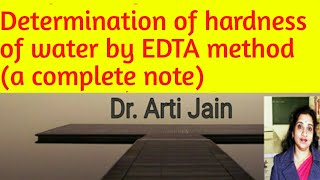 Determination of hardness of water by EDTA method principal process observation calculation result [upl. by Fedirko]