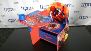 Marvel Spider Sense SpiderMan Chair Desk from Delta Childrens Products [upl. by Adaran]