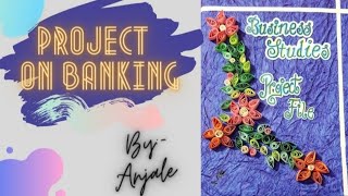 Project on Banking Class 11 [upl. by Sualokin]