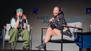 4K Billie Eilish HIT ME HARD AND SOFT interview by JENNIE in Seoul 빌리 아일리시 청음회 [upl. by Polky973]