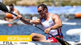 Final K1M 200m Sprint 1  MontemorOVelho 2015 [upl. by Yddor]