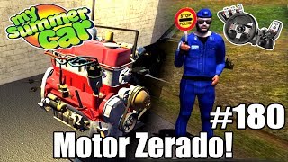 My Summer Car  REFIZ O MOTOR E FUGI DA POLICIA 180 ‹ Getaway Driver › [upl. by Argile]