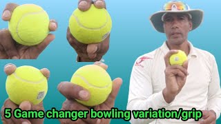 Tennis ball में ये 5 variation सीख गए तो game changer बन जाओगे  Bowling tips [upl. by Virginia932]