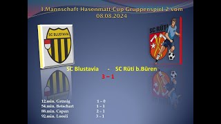 1Mannschaft Hasenmatt Cup Selzach SC Blustavia  SC Rüti bBüren [upl. by Yetta]