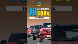 Most Affordable SUVs In India 2024 🔥  shorts [upl. by Toffic]