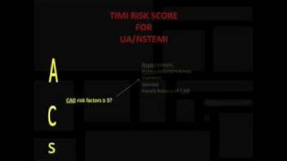 TIMI score for UANSTEMI [upl. by Ahens]