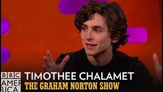 Timothée Chalamet Never Stopped Making Out With Armie Hammer  The Graham Norton Show  BBC America [upl. by Telfore35]