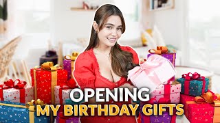 OPENING MY BIRTHDAY GIFTS  IVANA ALAWI [upl. by Gillian]