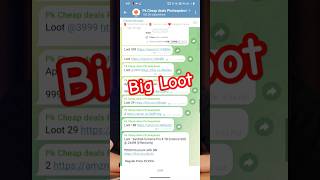 Big loot telegram channel Alibaba loot deals Channel diwali sale telegram channel big loot deals [upl. by Borrell]