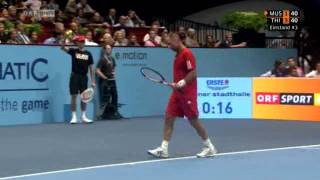 Thomas Muster vs Dominik Thiem 26 36  Highlights Teil 1 [upl. by Florri]