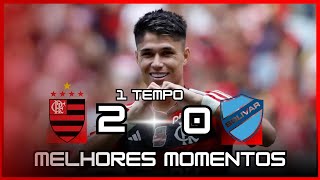 FLAMENGO X BOLIVAR MELHORES MOMENTOS 1º TEMPO LIBERTADORES 2024 OITAVAS DE FINAL GOLS [upl. by Nealy]