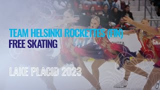 Team Helsinki Rockettes FIN  Free Skating  Lake Placid 2023  WorldSynchro [upl. by Nason]