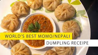 RECIPE FOR BEST CHICKEN MOMO  NEPALI DUMPLINGS  HOW TO MAKE MOMO  NEPALI FOOD  ENGLISH SUBTITLE [upl. by Kristoffer]