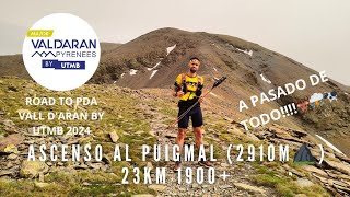 ASCENSO AL PUIGMAL 2910m🏔️🏔️Desde QUERALBS 23KM 1900 PASA DE TODO❄️🦌⛈️🐄 [upl. by Nol]