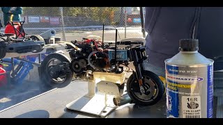 RC Nitro Motorcycle RG BK2N Novarossi engine tuning [upl. by Silin]