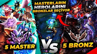 5 BRONZ VS 5 MASTER YUUMI JUNGLE   Bezirci [upl. by Bern222]