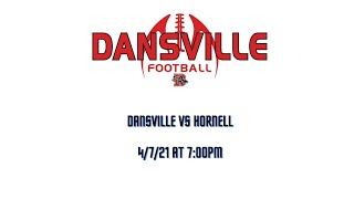 Dansville Varsity Football vs Hornell [upl. by Atterehs717]