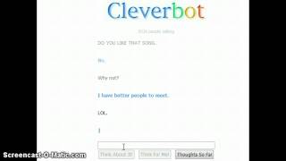 Cleverbot Conversations 1 Scary [upl. by Ecirum]