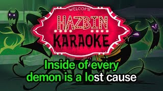 Alastors Reprise Inside Of Every Demon Is A Lost Cause  Karaoke  Hazbin Hotel [upl. by Garges573]