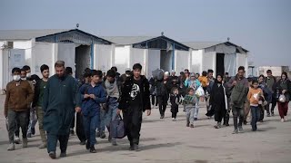 Number of Afghans returning from Iran spikes amidst Pakistan exodus  AFP [upl. by Aenal270]