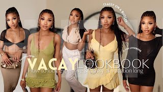 Tasteful Vacation Lookbook  SHEIN vacation outfit try on haul 2024 [upl. by Akimad74]