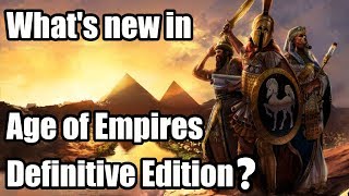 Whats new in Age of Empires Definitive Edition [upl. by Dumanian]