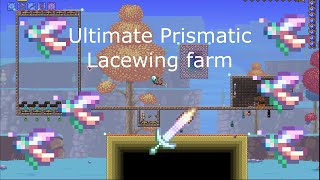 The Ultimate AFK Prismatic Lacewing farm  Terraria Farming [upl. by Amick]