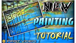 👉✨🌲FOREST PAINTING EASY WAY  🎨PAINTING TUTORIAL FROM RK GALLERY OF ART  PAINTIG EASY PAINTING💗 [upl. by Enael107]