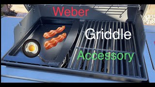 Weber Griddle Accessory 7599 Genesis 2 300 400 600 series [upl. by Hgielek]