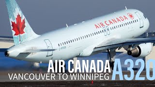 Air Canada A320 Trip Report Vancouver to Winnipeg Economy [upl. by Neve]