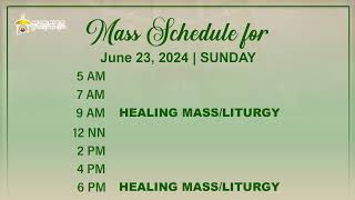 LIVE  June 22 2024  5 pm  Twelfth Sunday in Ordinary Time  Anticipated Mass [upl. by Adnuhsor778]