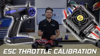 How to Calibrate a Brushless Hobbywing ESC in your RC Car [upl. by Lehcnom]