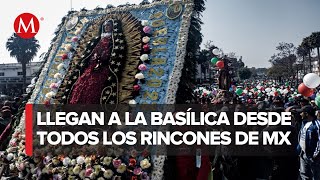 Pese a la lluvia continúan llegando peregrinos a la Basílica de Guadalupe [upl. by Desimone]