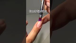 French Tip Nails for beginners frenchtipnails naildesigns nailtutorial diynails [upl. by Elletsirk422]