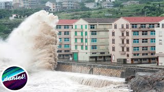 7 OLAS GIGANTES CONTRA EDIFICIOS parte 1 [upl. by Wiener255]