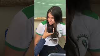 ALUNOS NA ESCOLA🤣 Tive que entrevistar essa rapaziada de novo youtubeshorts shorts professor [upl. by Kevina19]