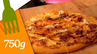 Recette de Pizza au fromage de chèvre  750g [upl. by Ynoffit818]