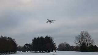 A380 over Renfrew Golf Course 03122023 [upl. by Bokaj]